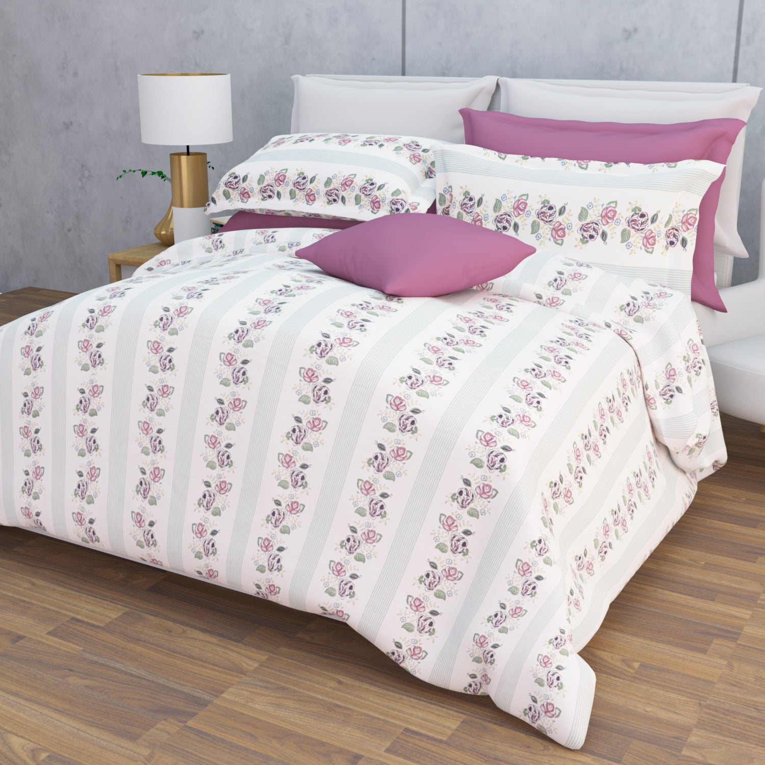 Briselle 144 TC Cotton Bedsheet Set