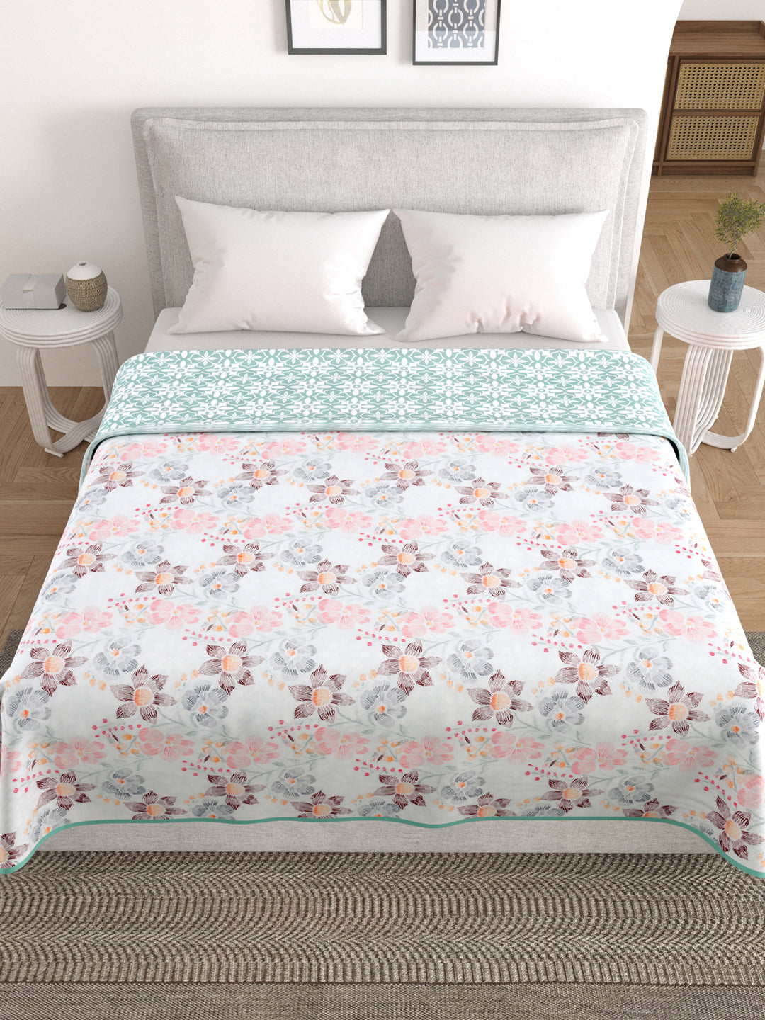 Florazure Reversible Cotton AC Dohar