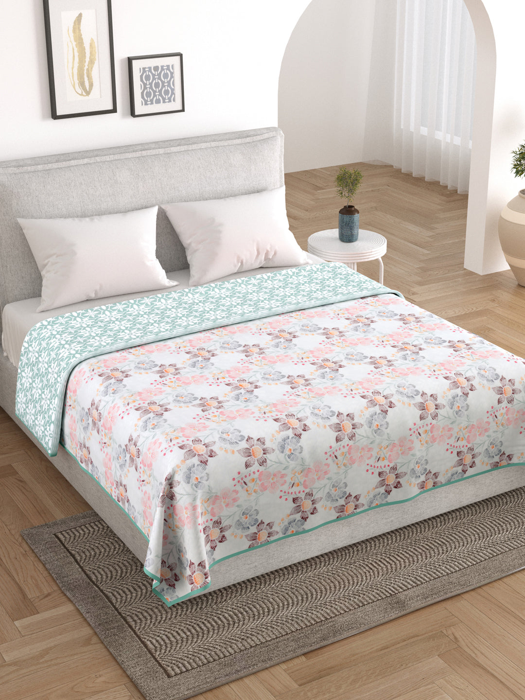 Florazure Reversible Cotton AC Dohar
