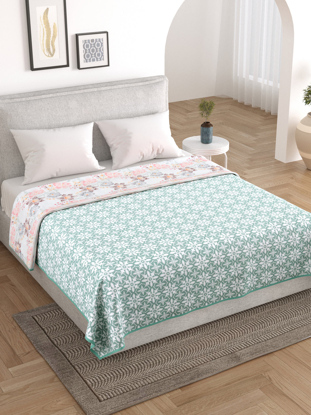 Florazure Reversible Cotton AC Dohar