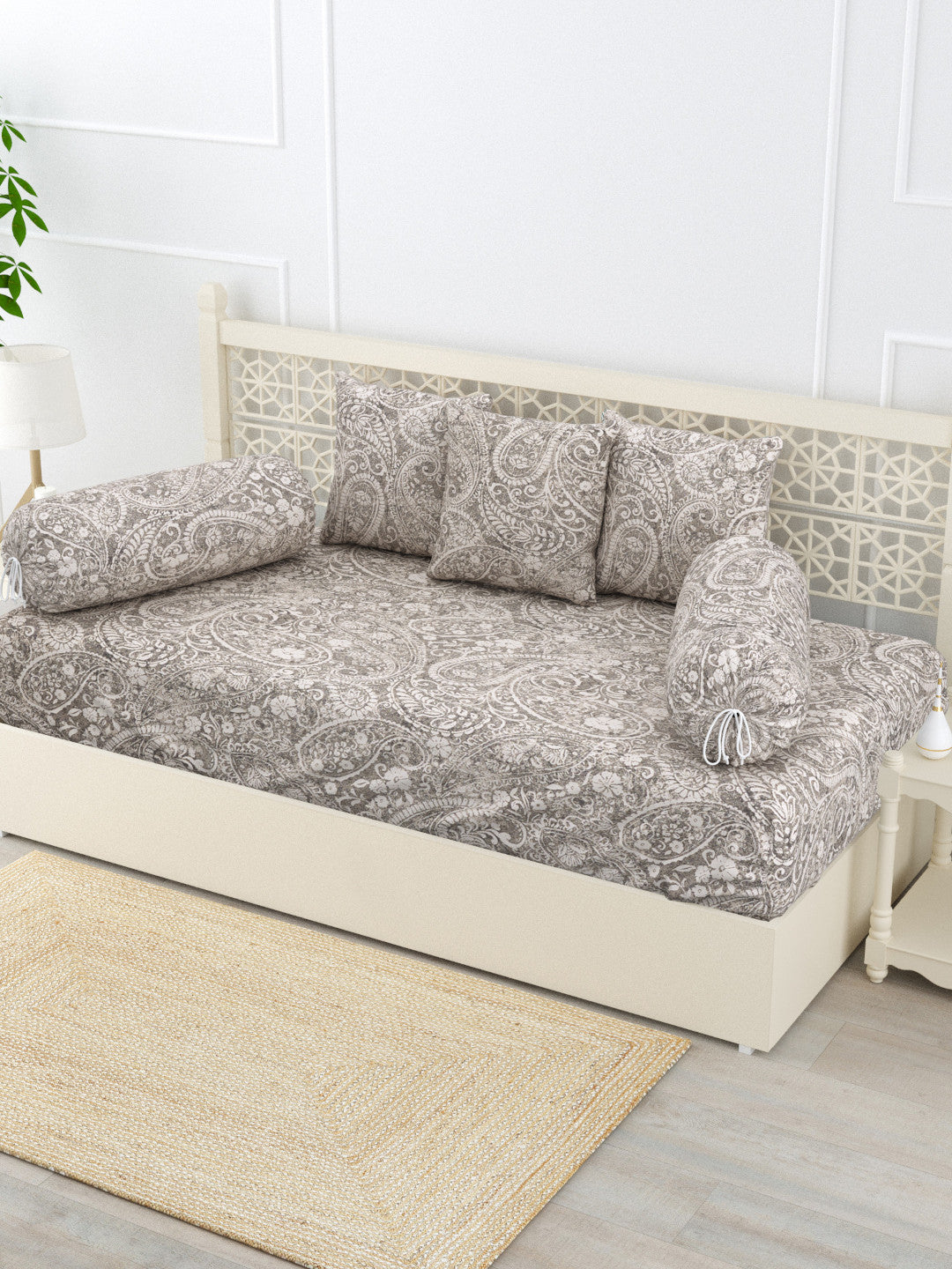 Mehran 6 Piece Cotton Diwan Set
