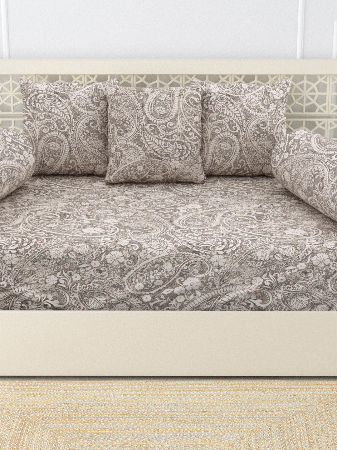 Mehran 6 Piece Cotton Diwan Set