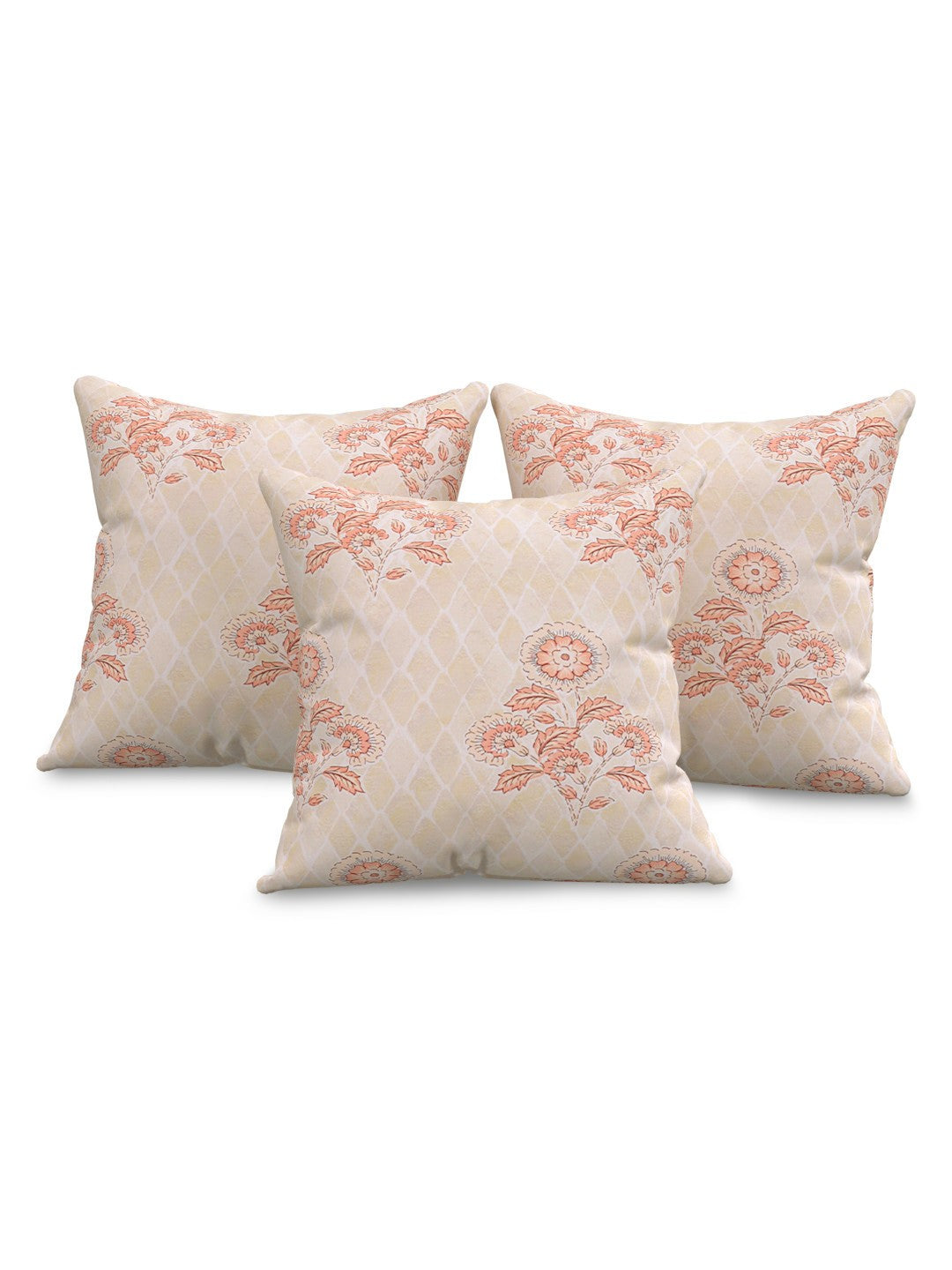 Nourah 6 Piece Cotton Diwan Set - Beige