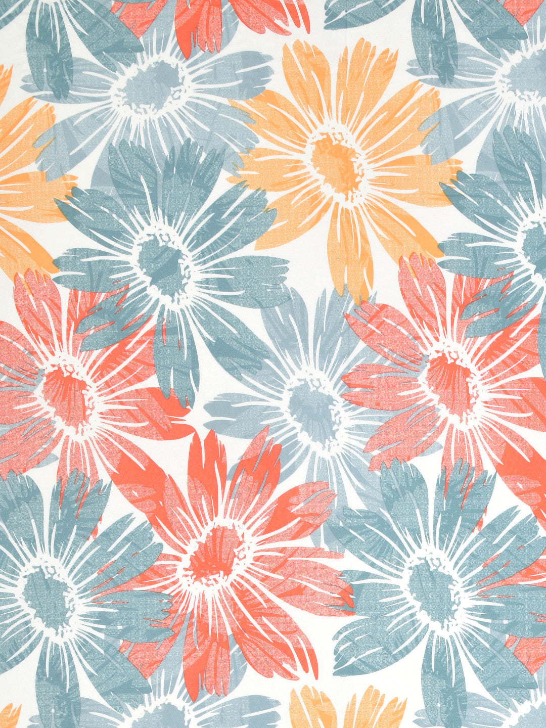 Sunrise Bloom 144 TC Cotton Bedsheet Set (A)