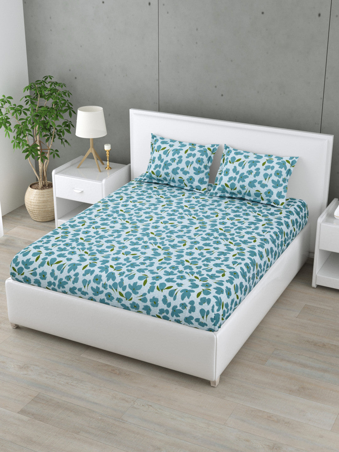 Florence 144 TC Cotton Bedsheet Set (B)