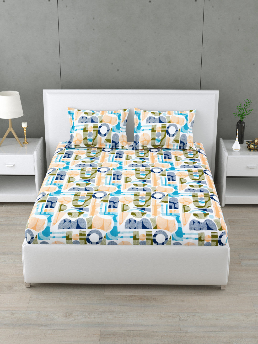 Geonova 144 TC Cotton Bedsheet Set