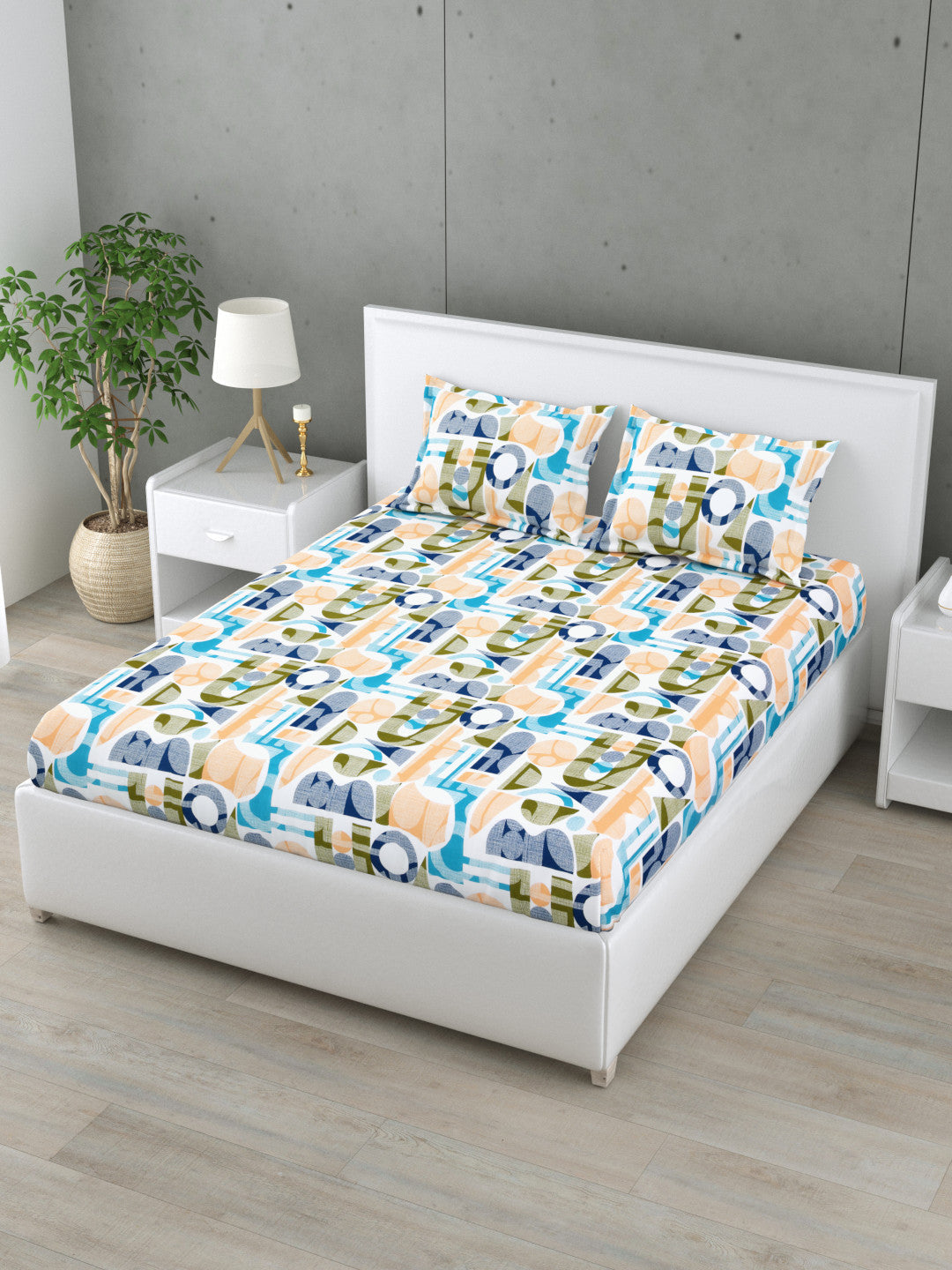 Geonova 144 TC Cotton Bedsheet Set
