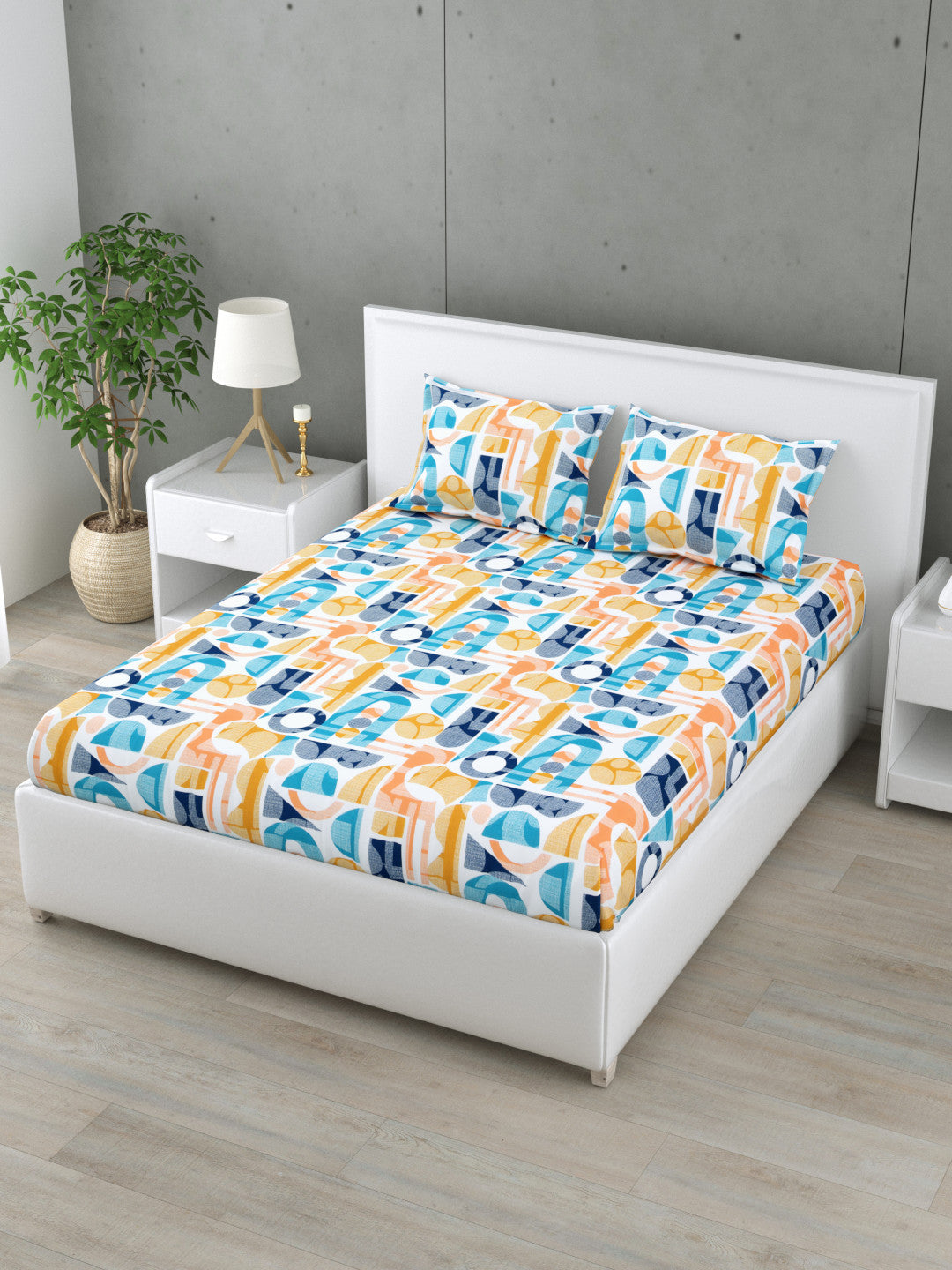 Geonova 144 TC Cotton Bedsheet Set