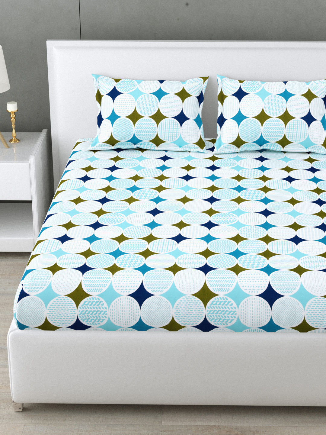 Veyra 144 TC Cotton Bedsheet Set (A)