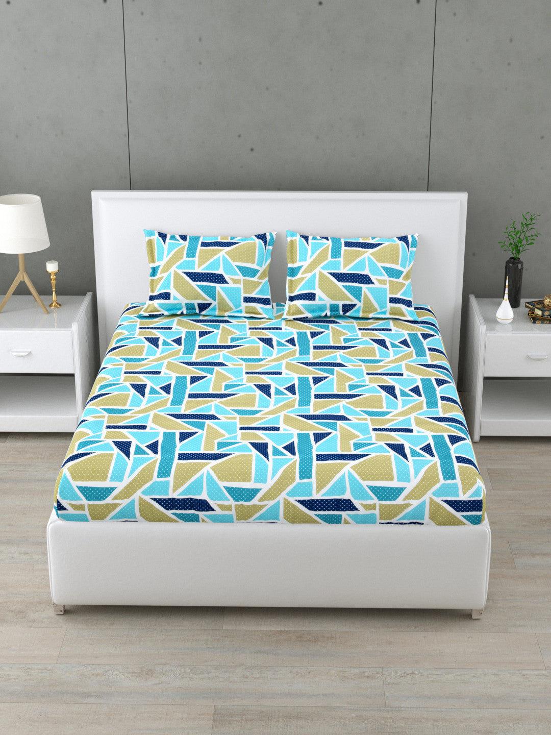 Prism 144 TC Cotton Bedsheet Set (A)