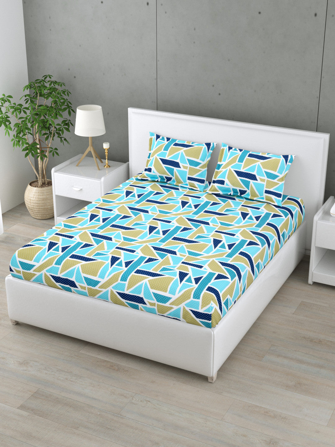 Prism 144 TC Cotton Bedsheet Set (A)