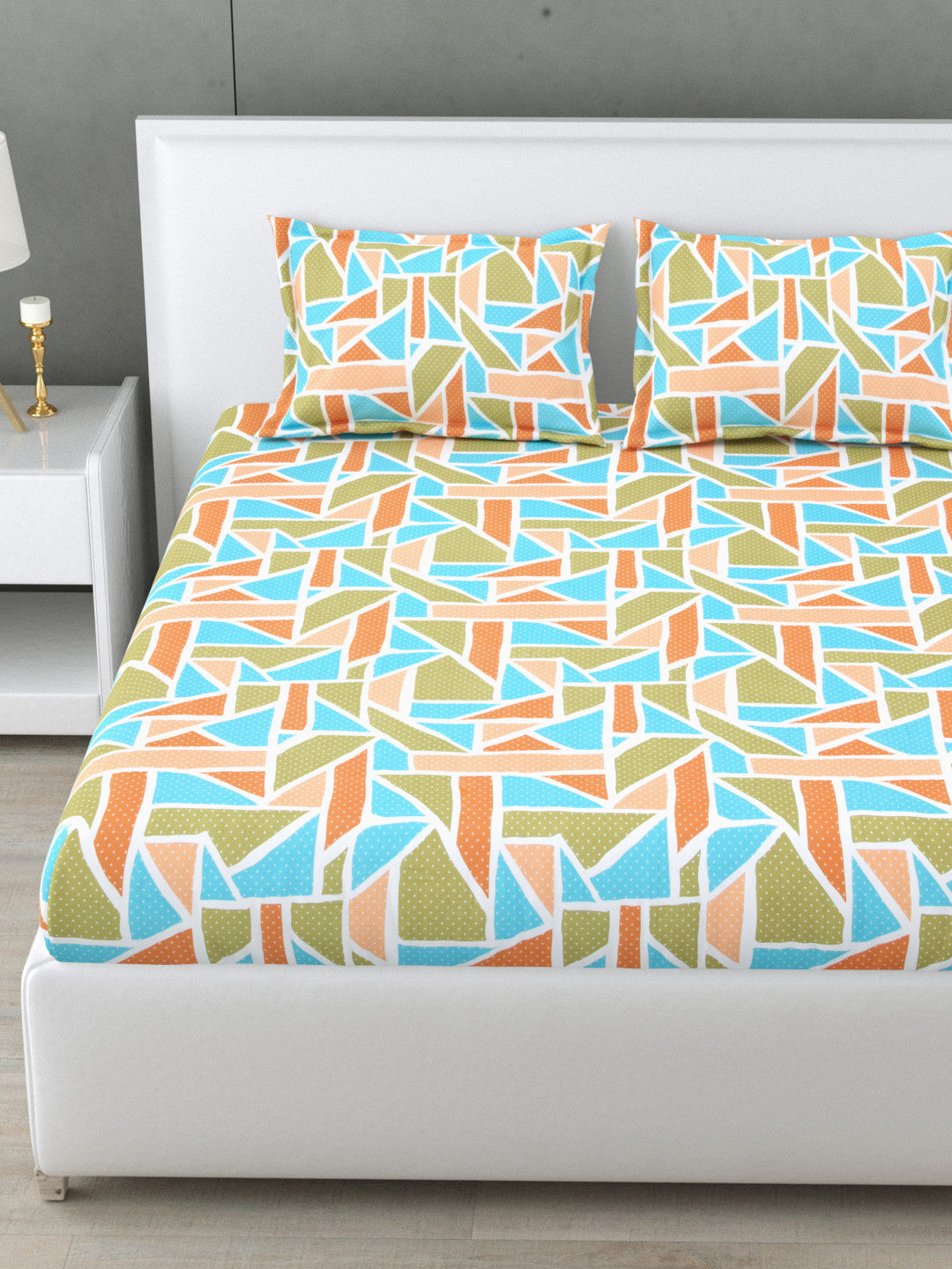 Prism 144 TC Cotton Bedsheet Set (B)