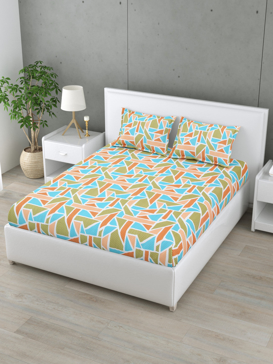 Prism 144 TC Cotton Bedsheet Set (B)
