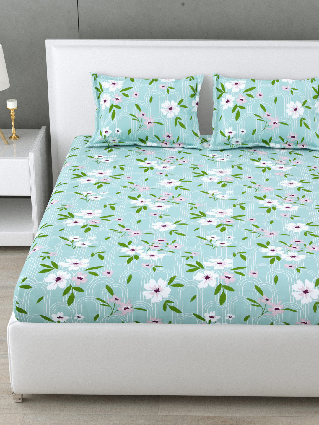 Essenza 144 TC Cotton Bedsheet Set (A)