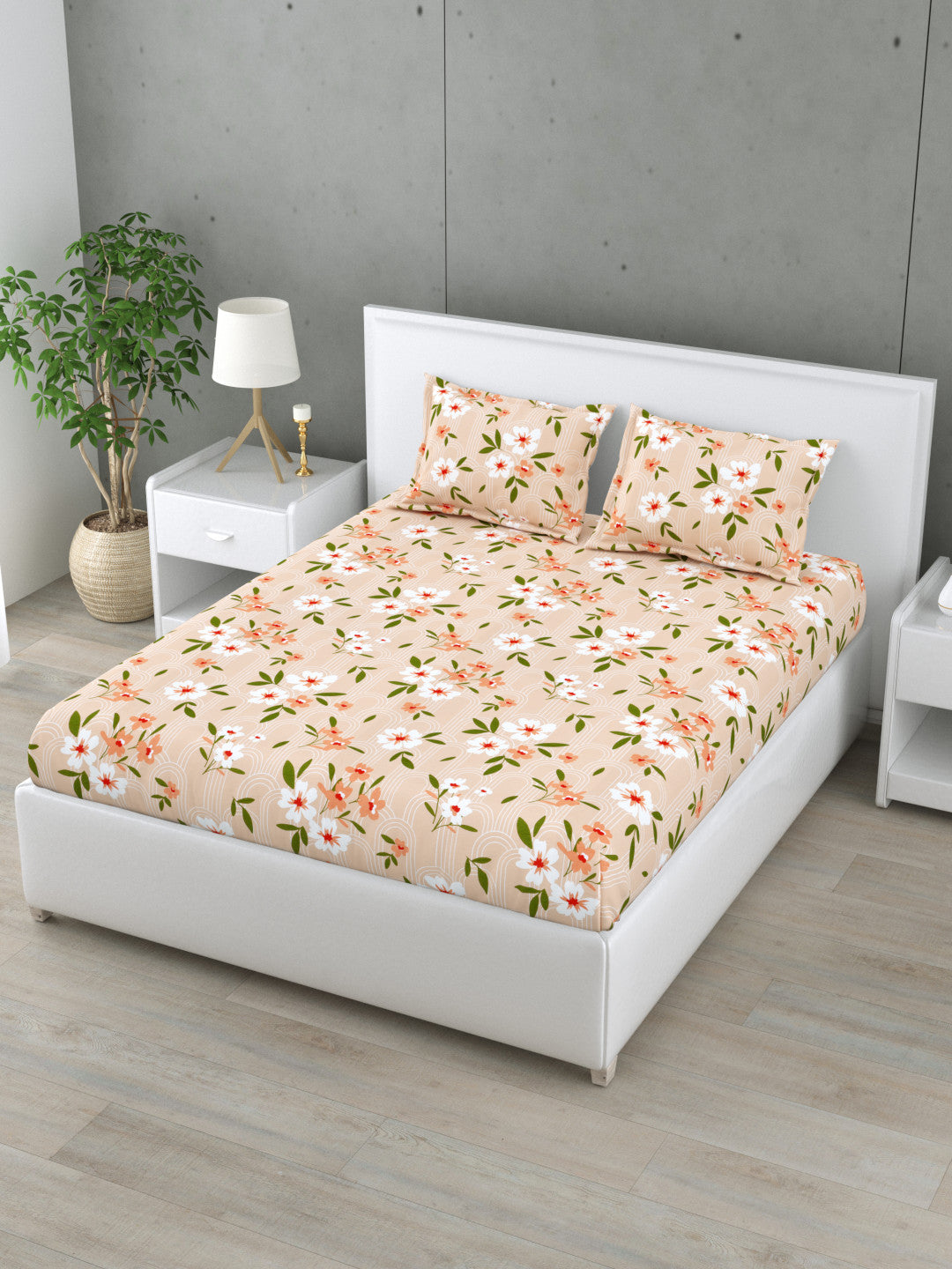 Essenza 144 TC Cotton Bedsheet Set (B)