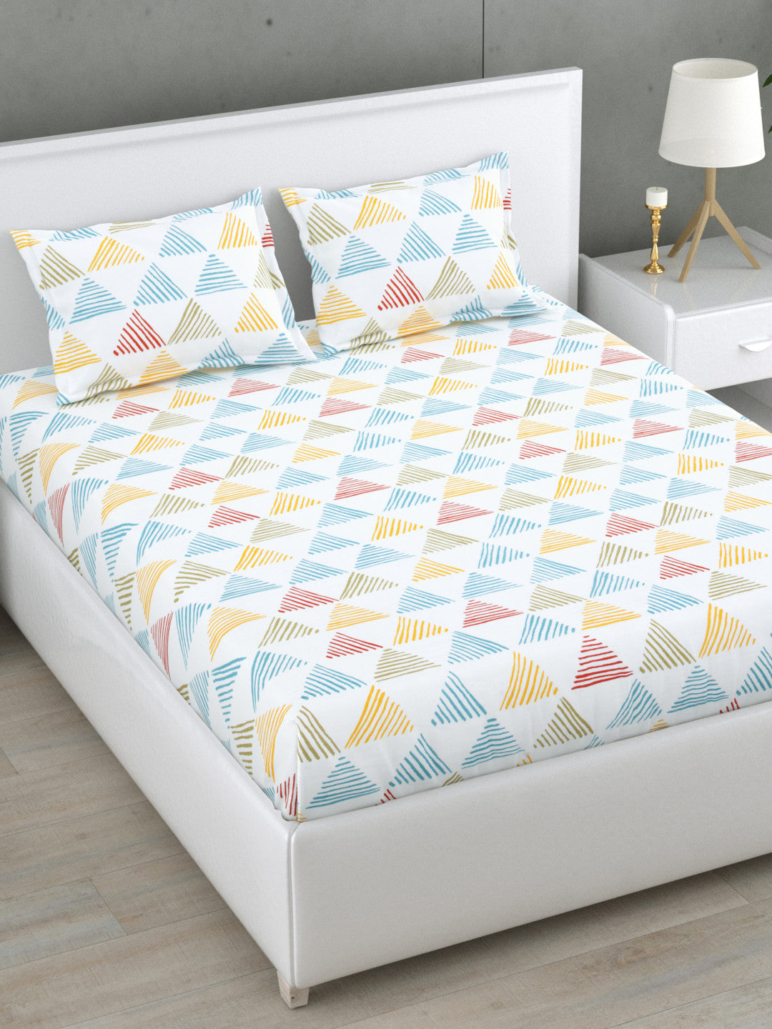 Polara 144 TC Cotton Bedsheet Set