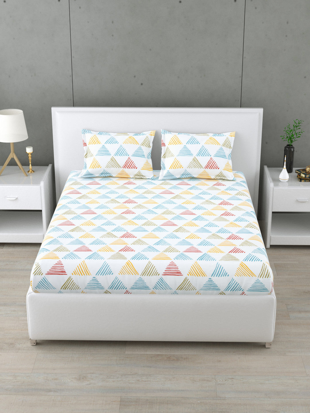 Polara 144 TC Cotton Bedsheet Set