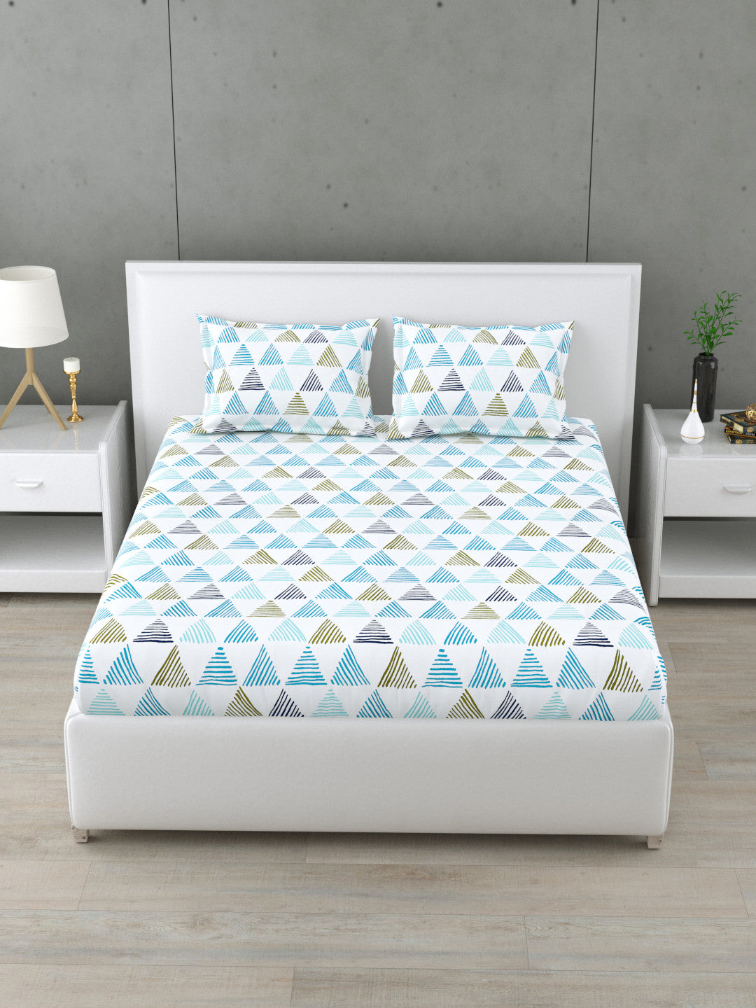 Polara 144 TC Cotton Bedsheet Set (B)