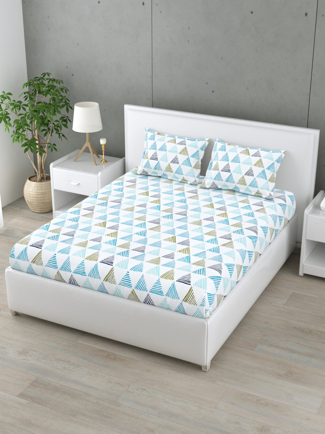Polara 144 TC Cotton Bedsheet Set (B)
