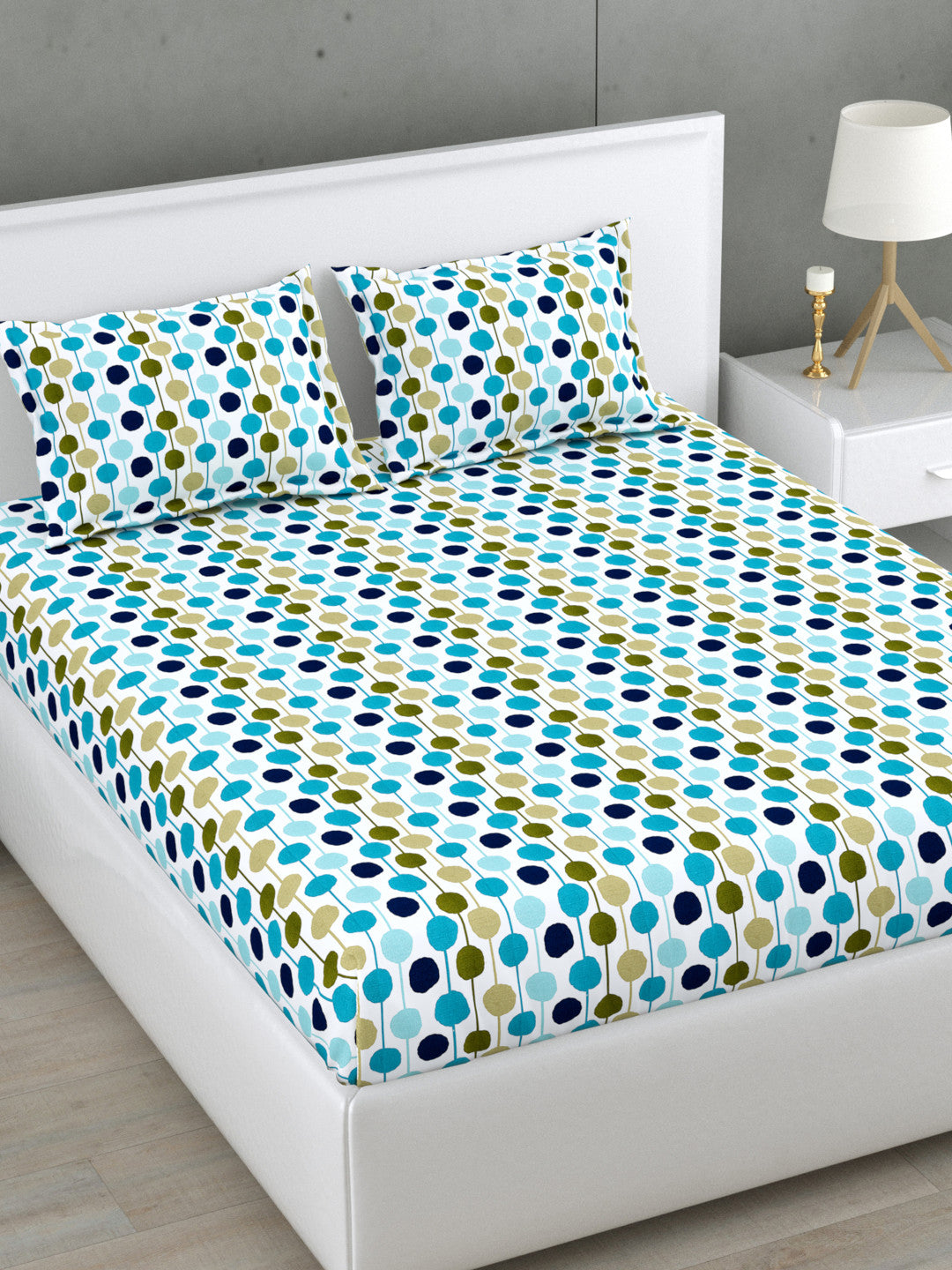 Floriva 144 TC Cotton Bedsheet Set