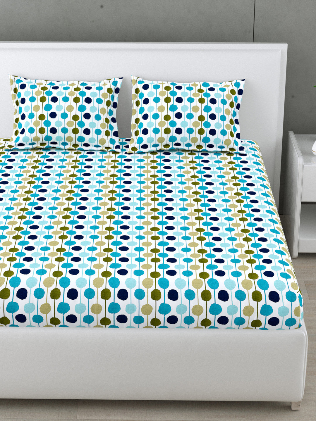 Floriva 144 TC Cotton Bedsheet Set