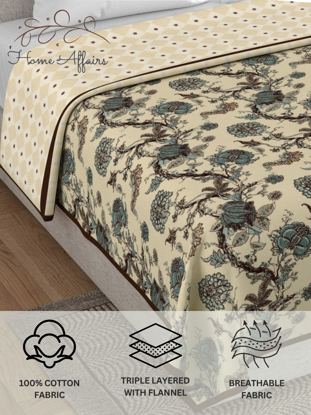 Vasudha Cotton Dohar Blanket
