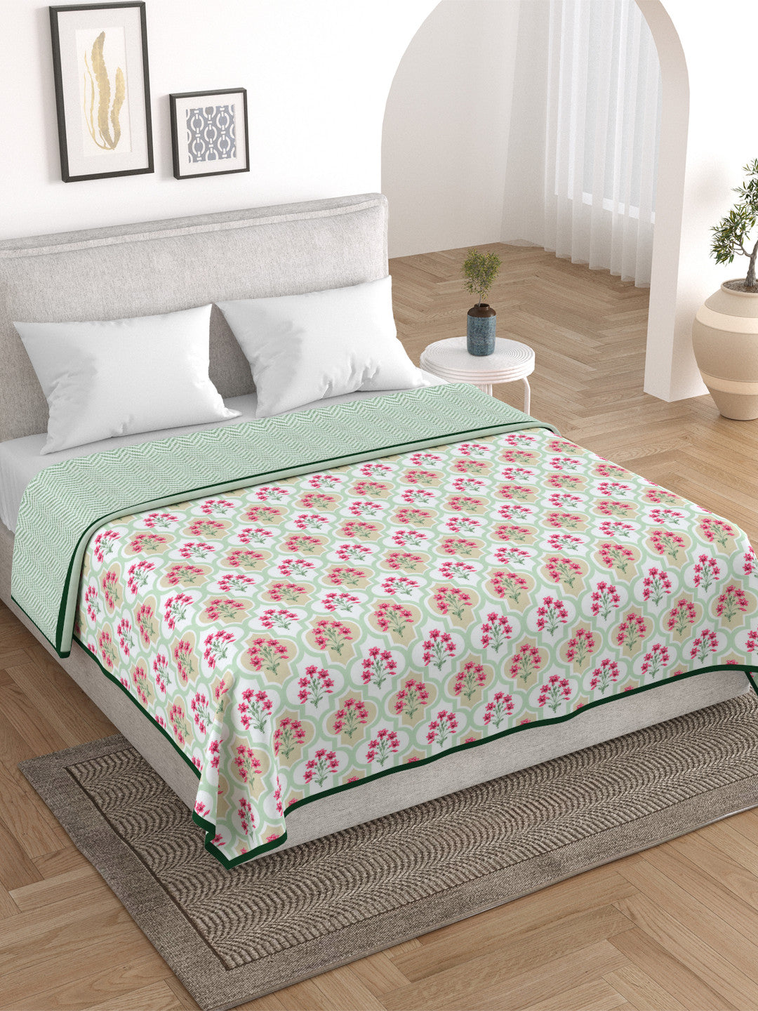 Lila Cotton Dohar Blanket