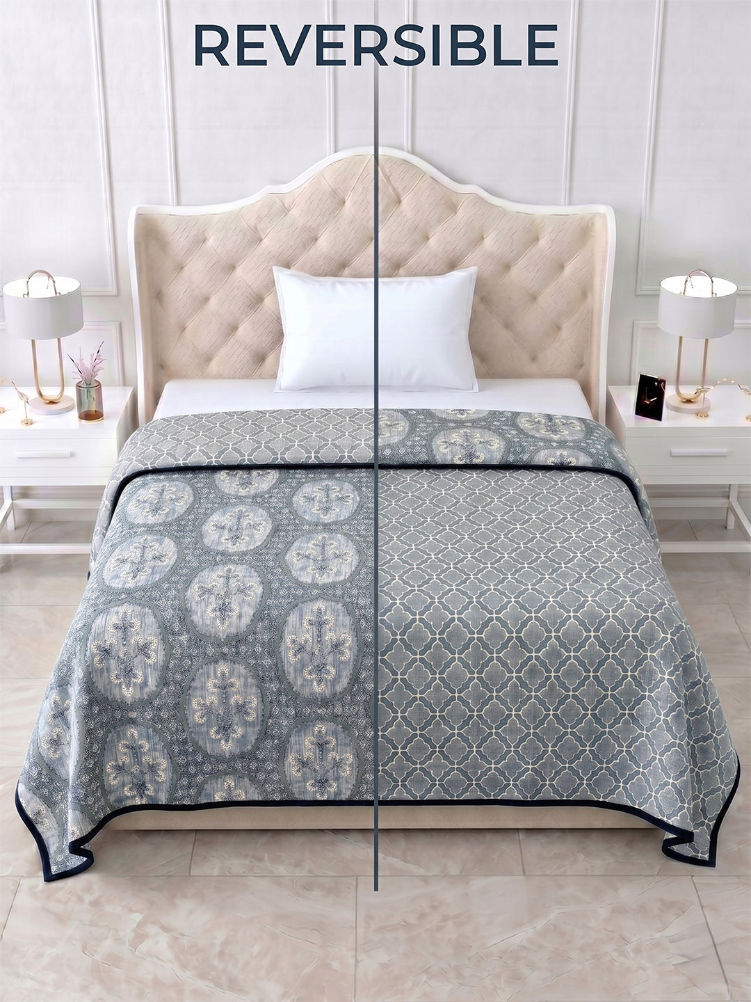 Chanda Reversible Cotton Dohar, Hawa Mahal Collection