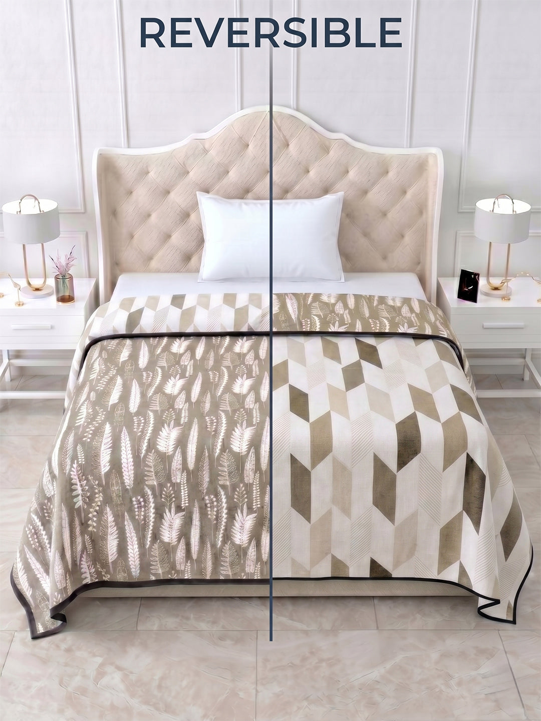 Mriga Reversible Cotton Dohar, Hawa Mahal Collection