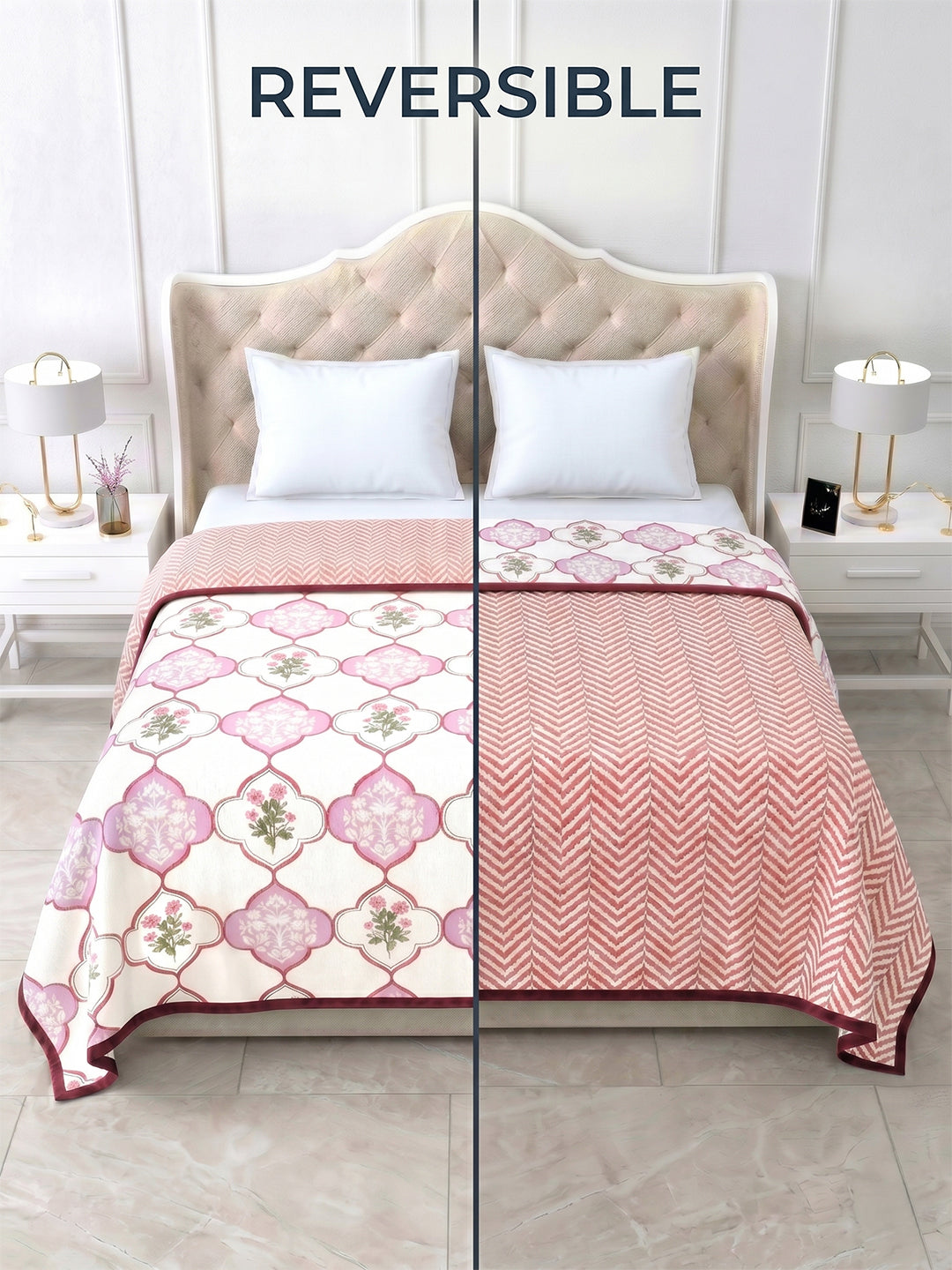 Swapna Reversible Cotton Dohar, Hawa Mahal Collection