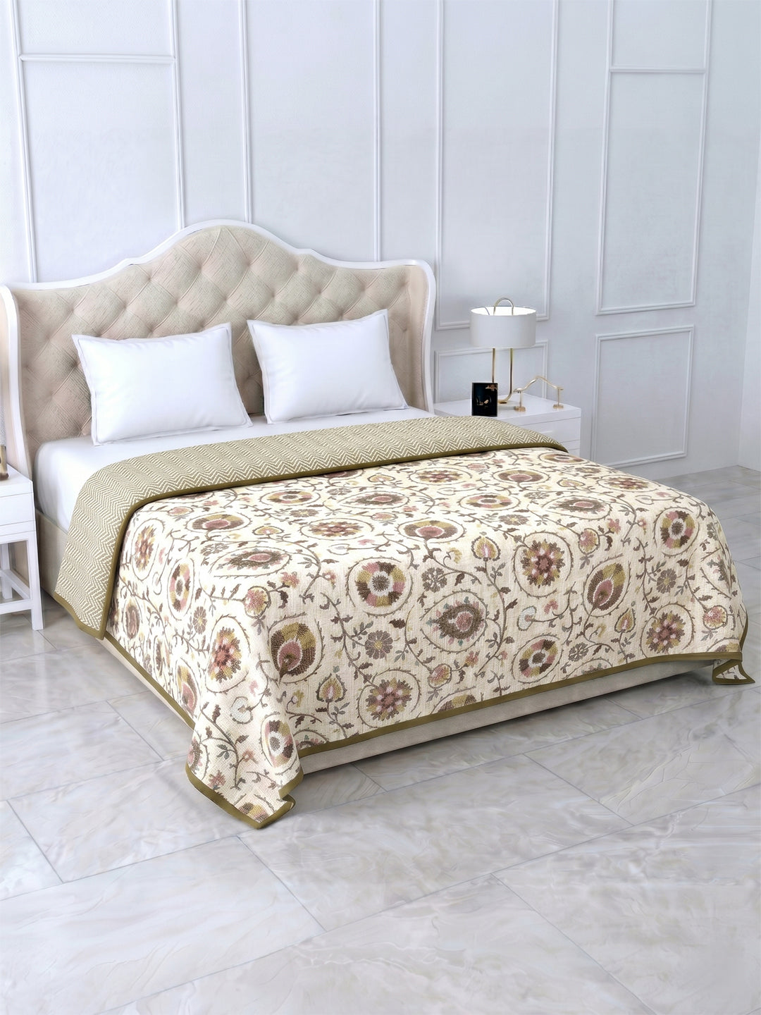 Sukha Reversible Cotton Dohar, Hawa Mahal Collection
