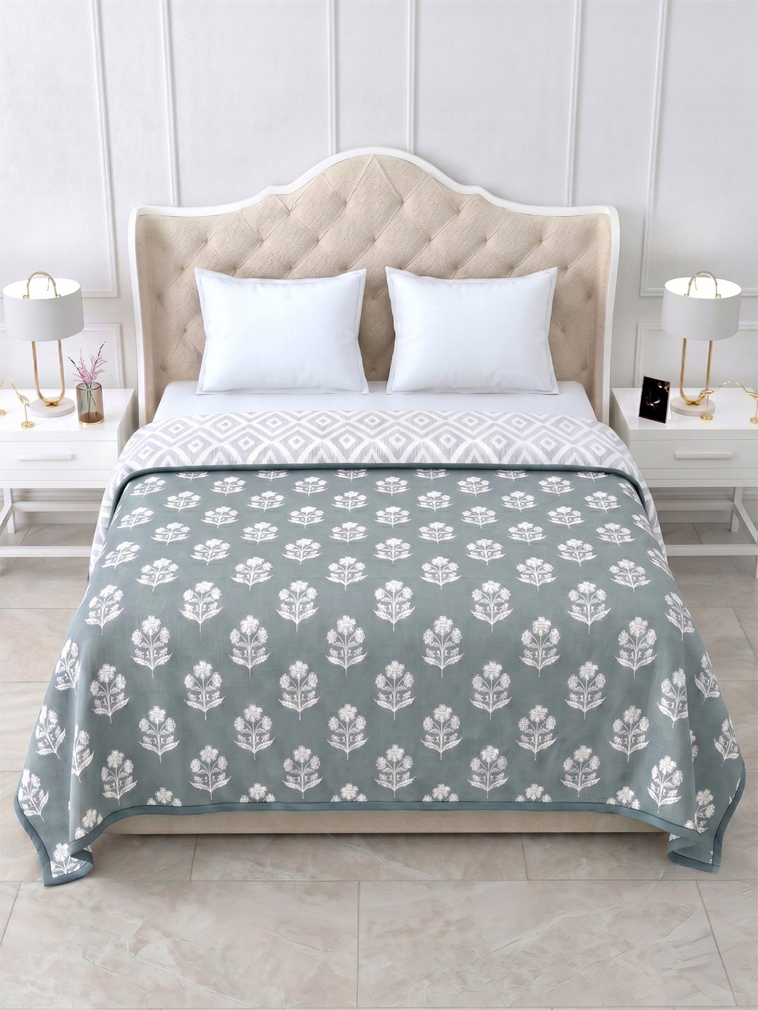 Manjari Reversible Cotton Dohar, Hawa Mahal Collection
