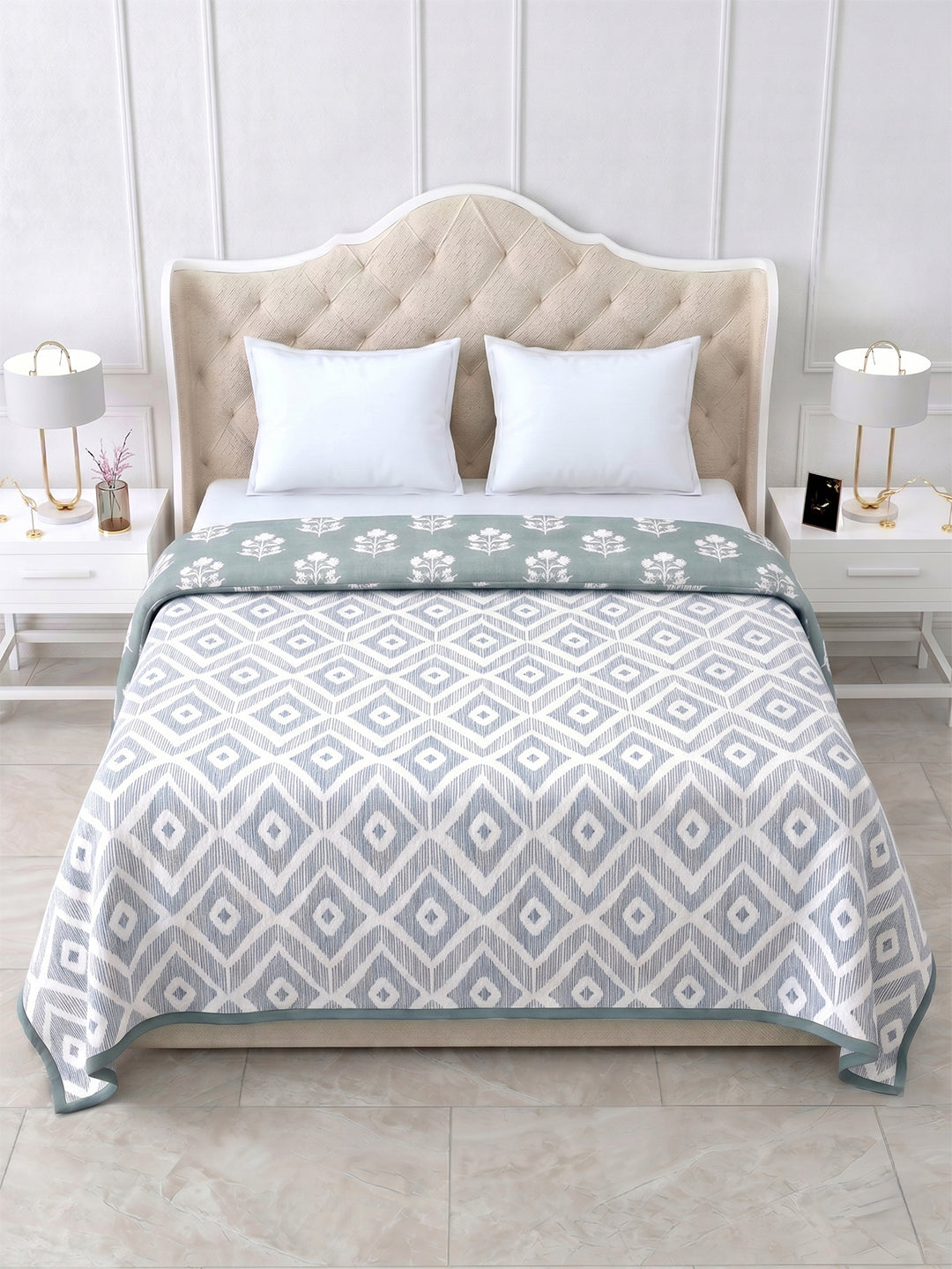 Manjari Reversible Cotton Dohar, Hawa Mahal Collection