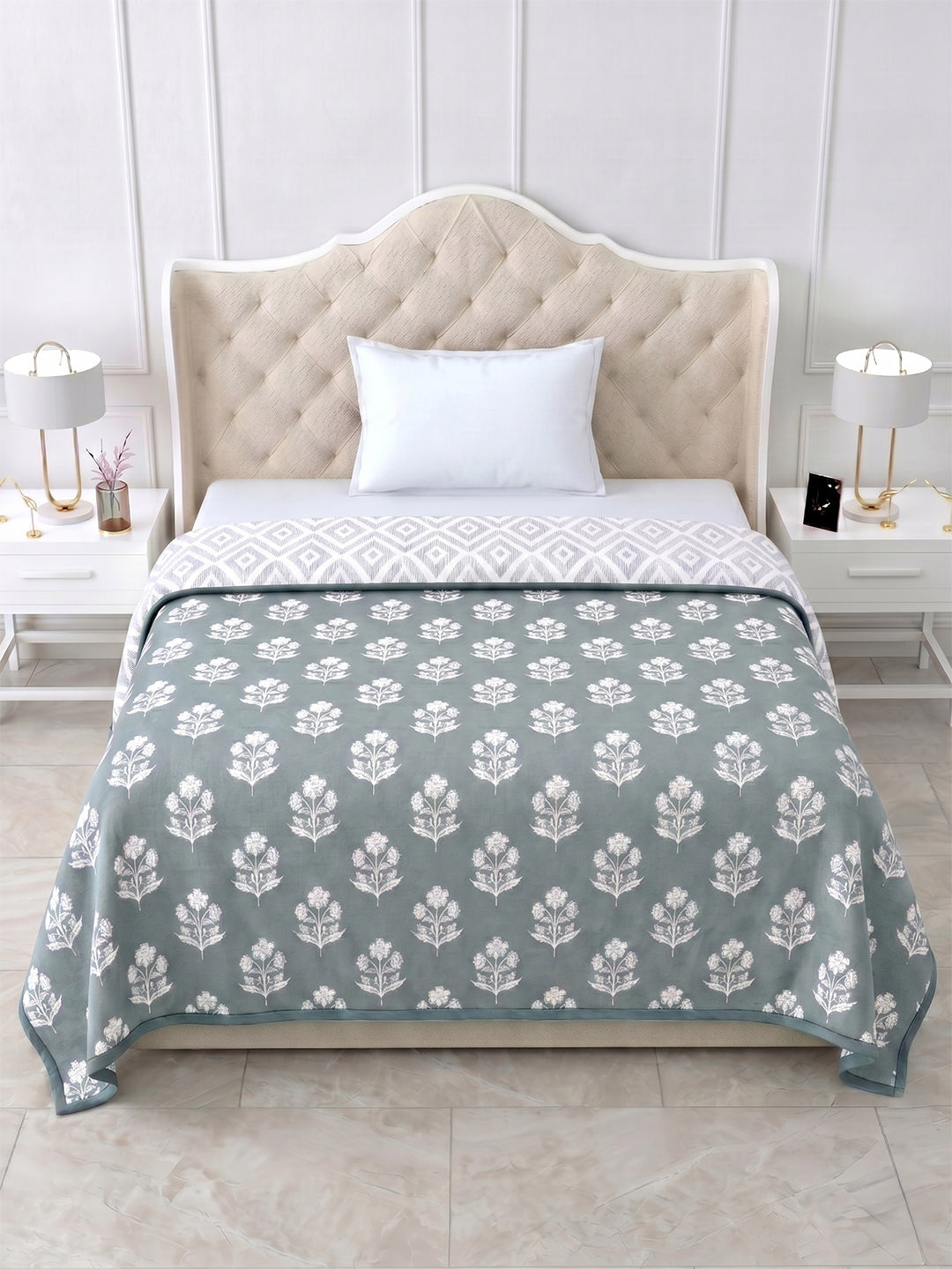 Manjari Reversible Cotton Dohar, Hawa Mahal Collection