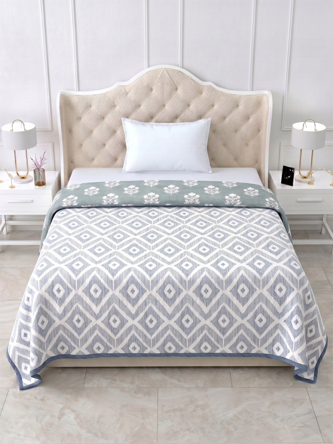 Manjari Reversible Cotton Dohar, Hawa Mahal Collection