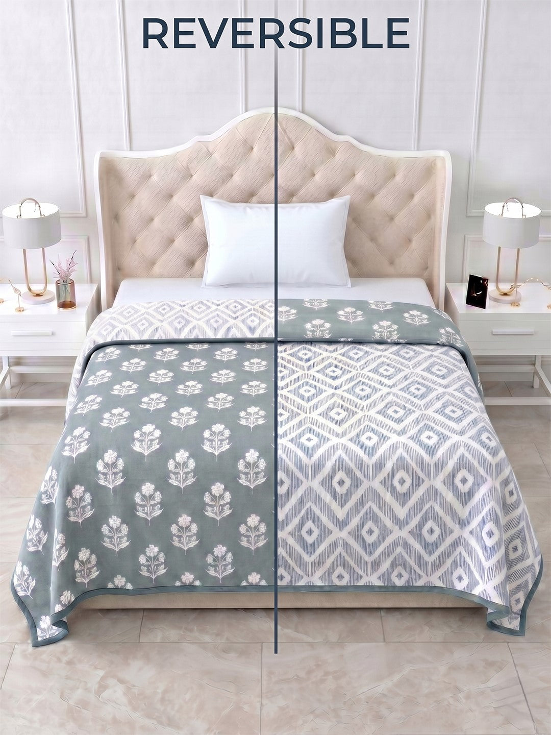 Manjari Reversible Cotton Dohar, Hawa Mahal Collection