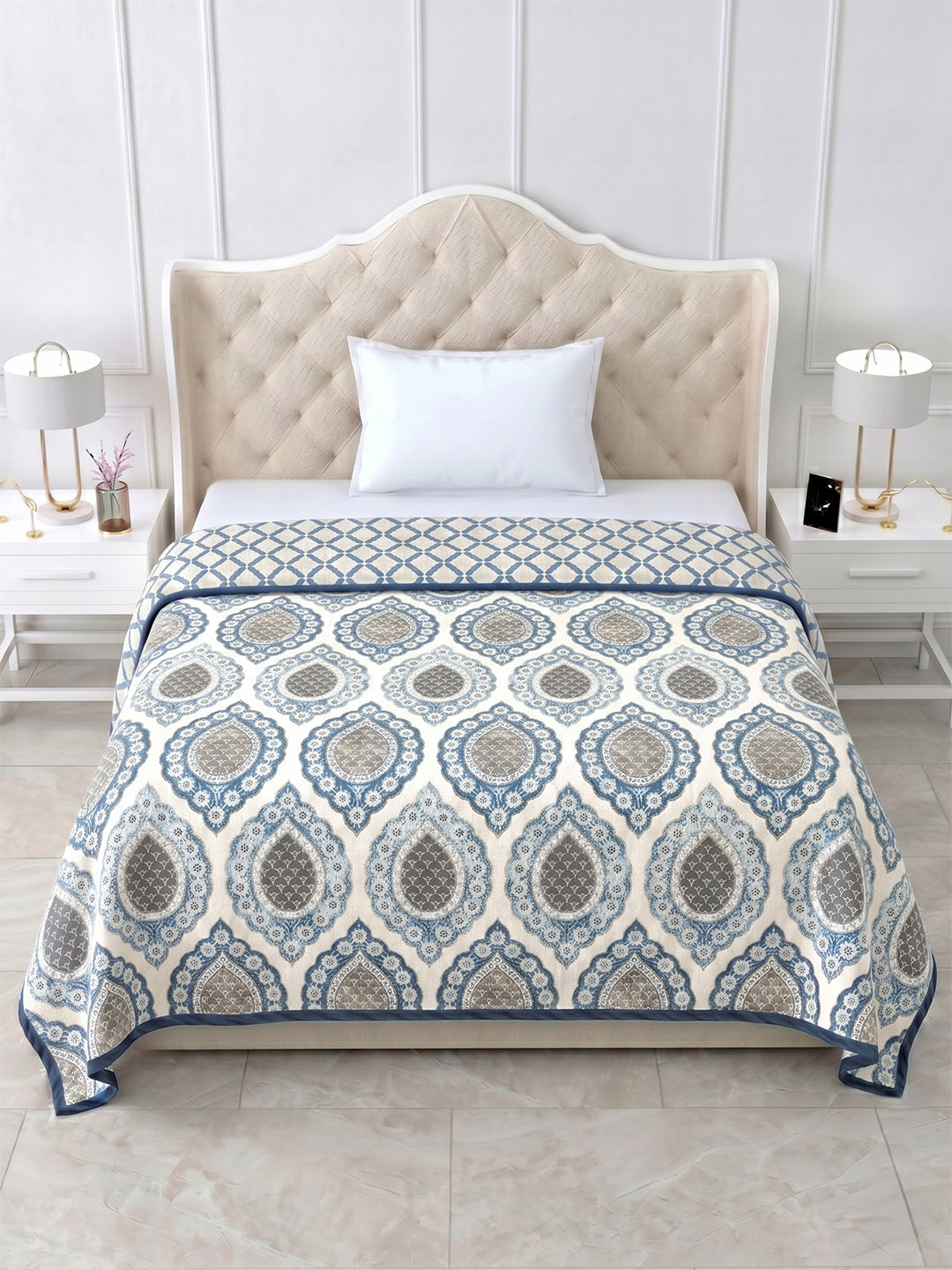 Mandara Reversible Cotton Dohar, Hawa Mahal Collection