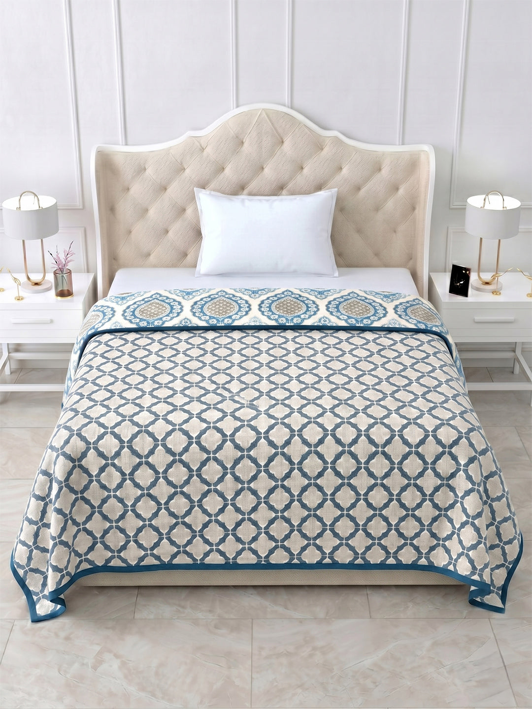 Mandara Reversible Cotton Dohar, Hawa Mahal Collection