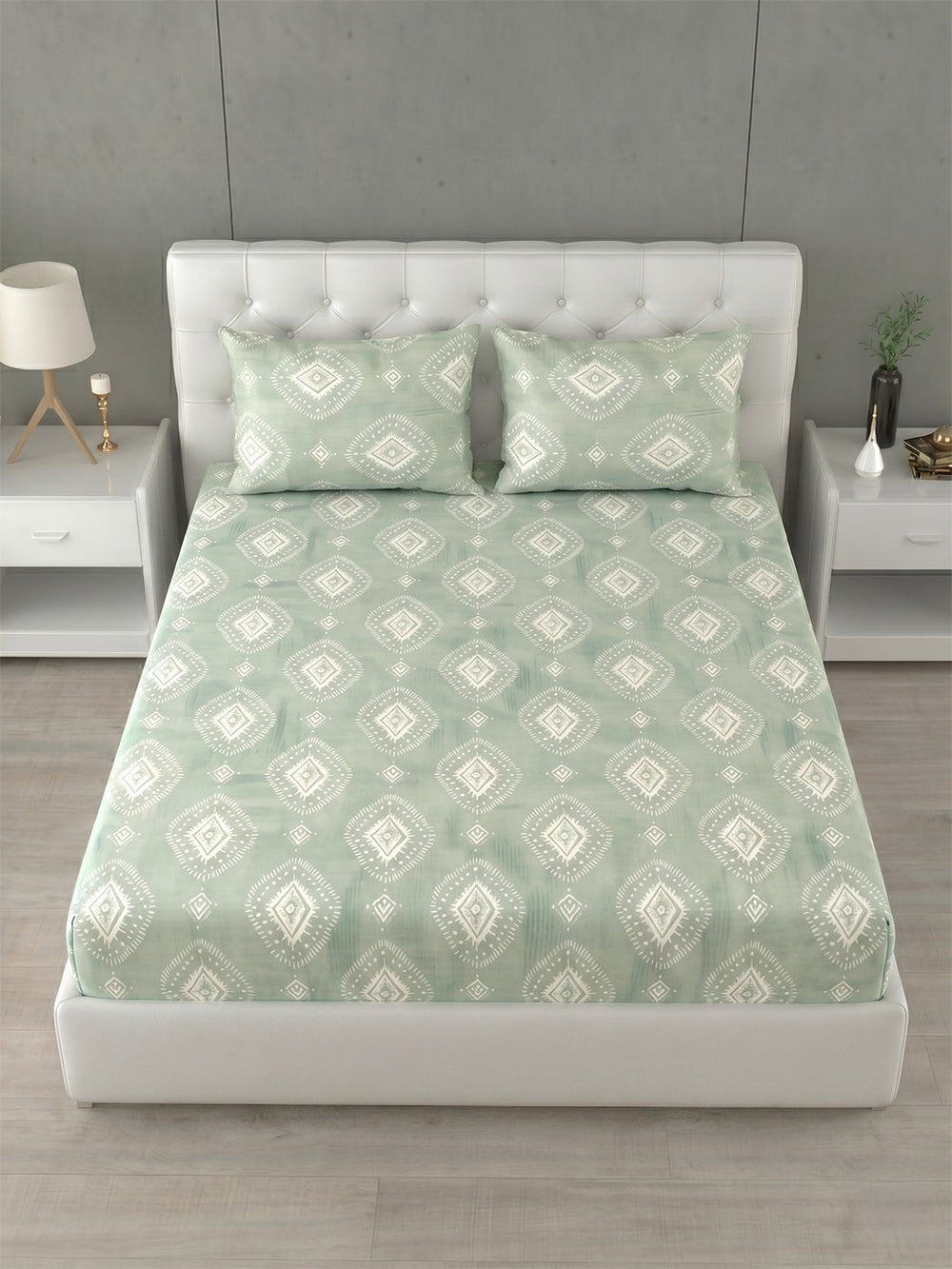 Honeybrush Collection Bedsheet with 2 Pillow Covers (A)