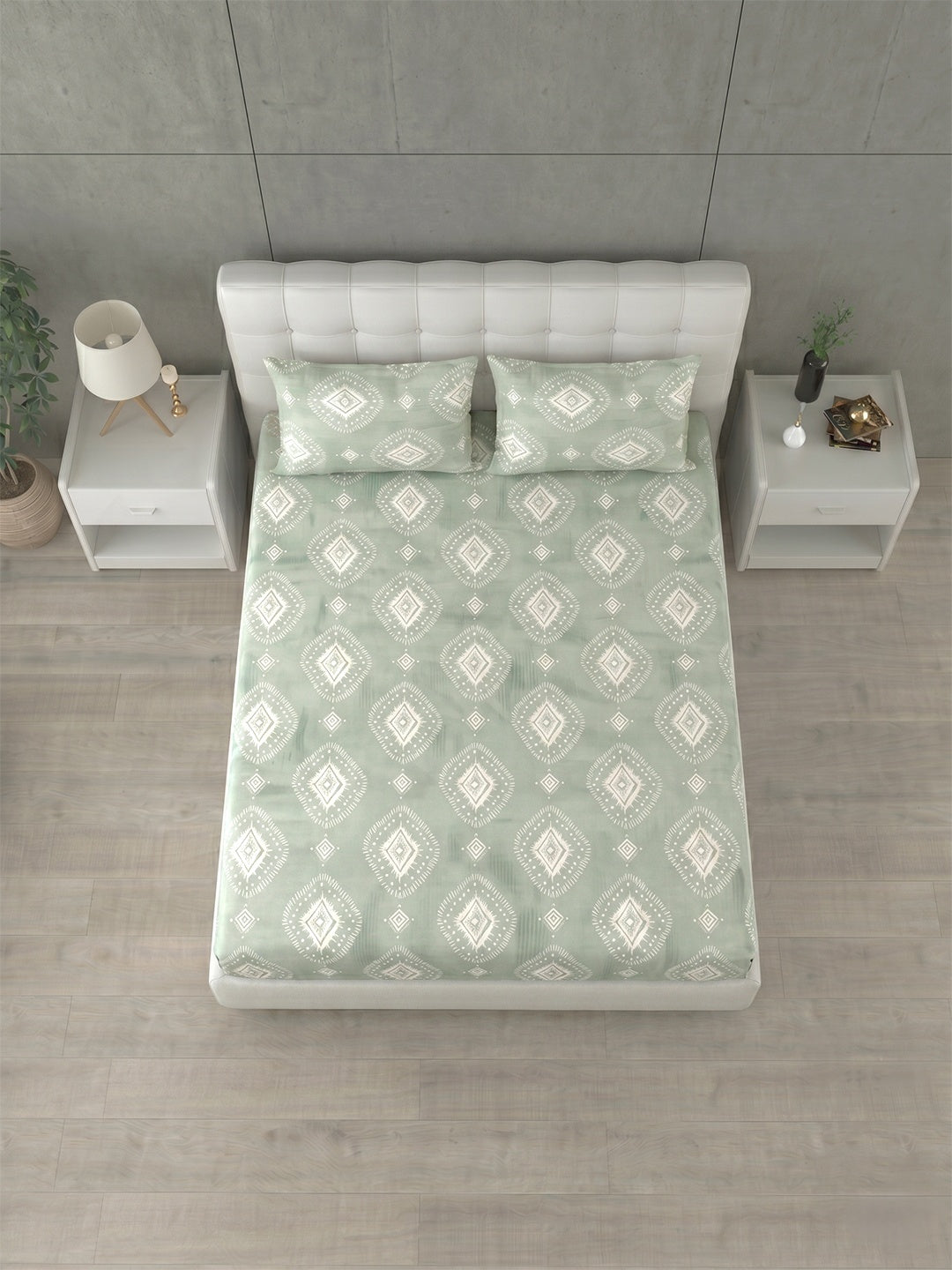 Honeybrush Collection Bedsheet with 2 Pillow Covers (A)