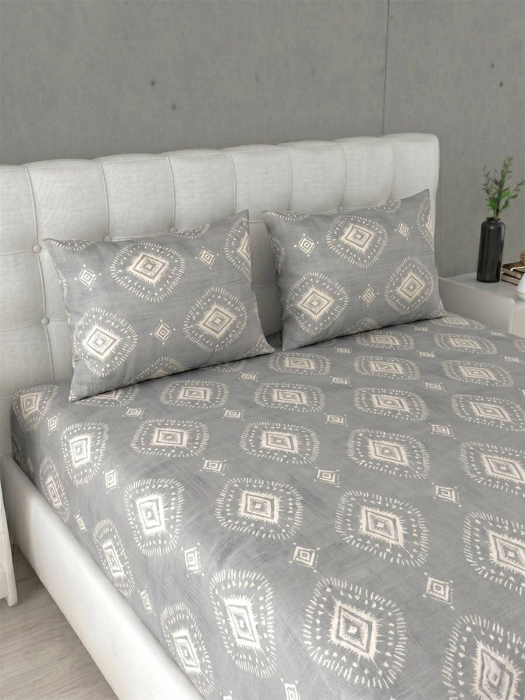 Honeybrush Collection Bedsheet with 2 Pillow Covers (B)
