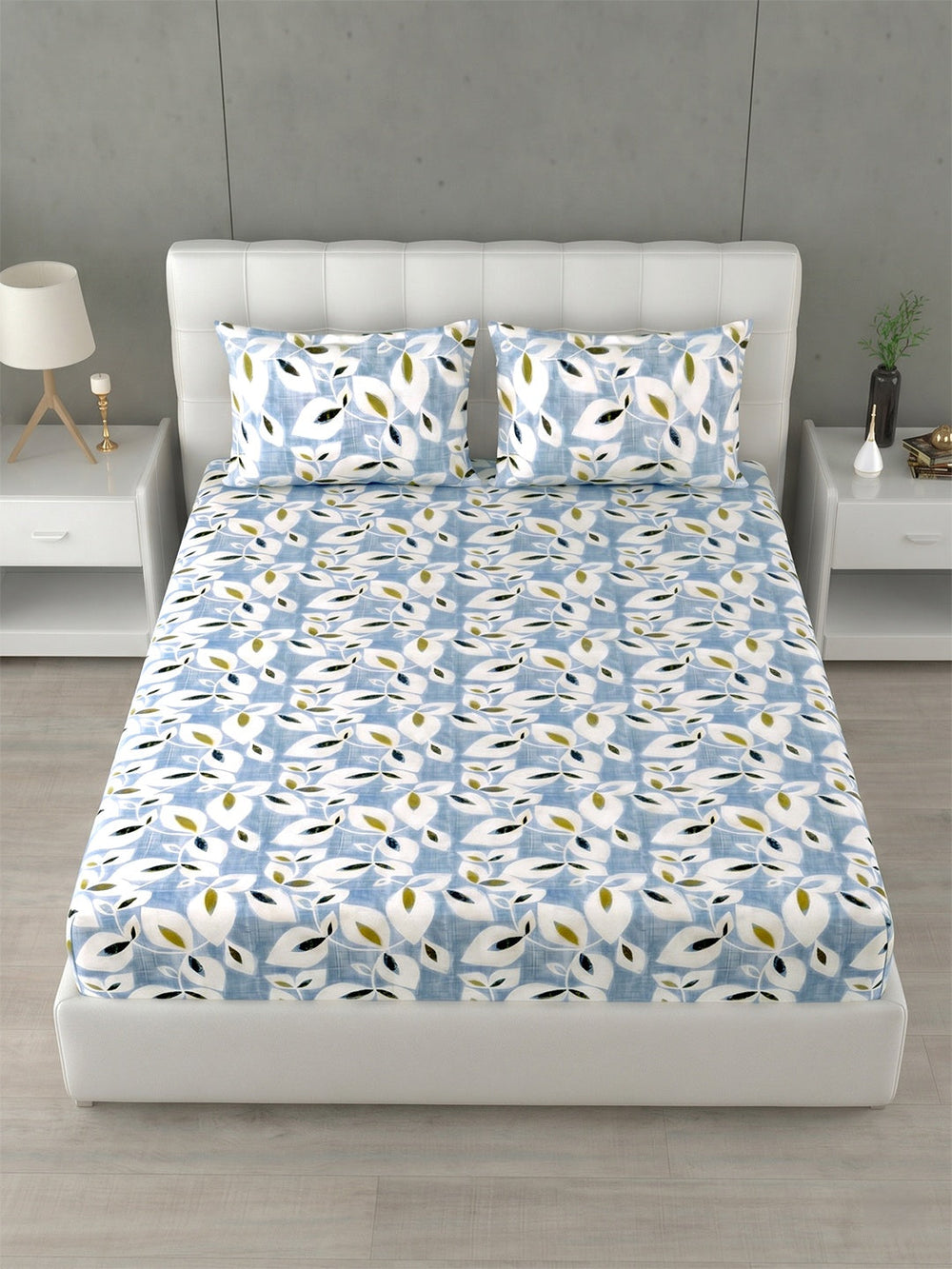 Honeybrush Collection Bedsheet with 2 Pillow Covers (A)