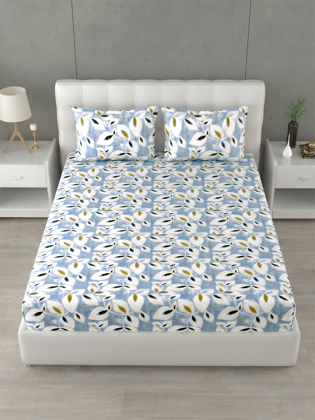 Honeybrush Collection Bedsheet with 2 Pillow Covers (A)