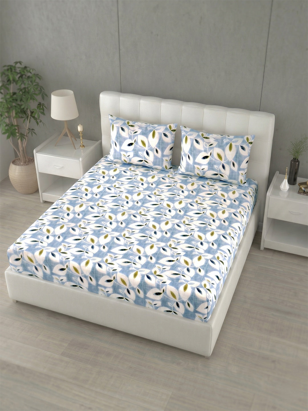 Honeybrush Collection Bedsheet with 2 Pillow Covers (A)