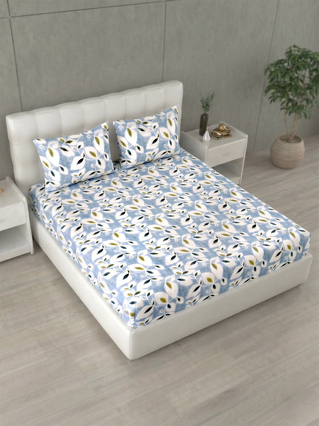 Honeybrush Collection Bedsheet with 2 Pillow Covers (A)