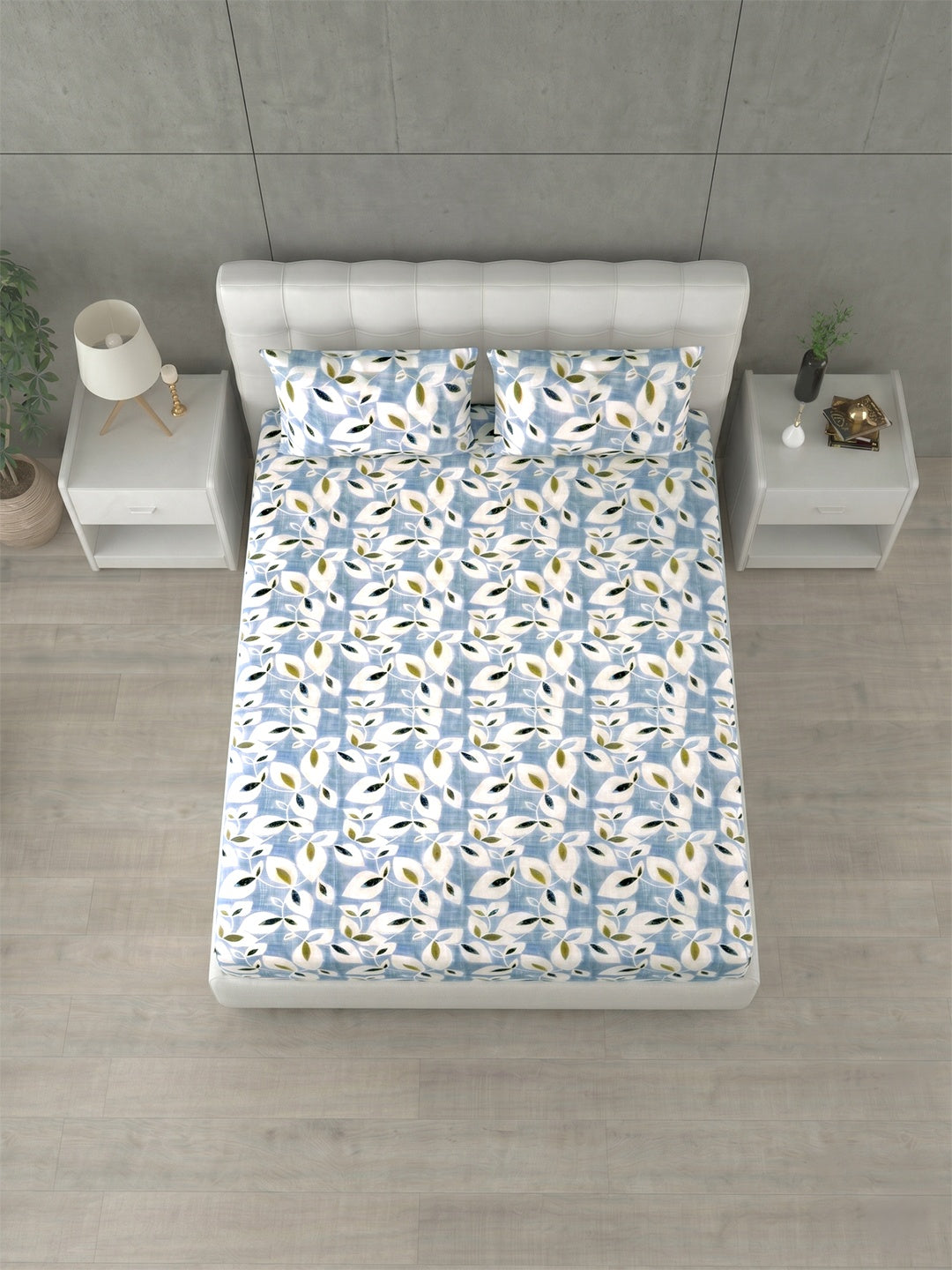 Honeybrush Collection Bedsheet with 2 Pillow Covers (A)