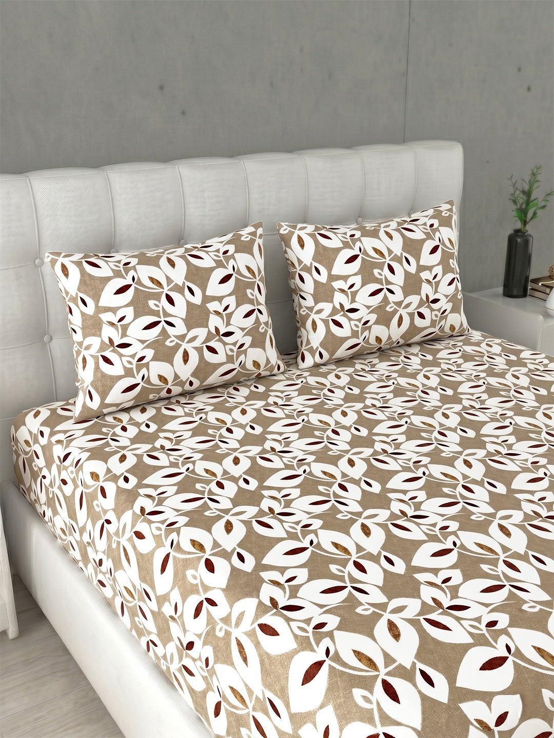 Honeybrush Collection Bedsheet with 2 Pillow Covers (B)