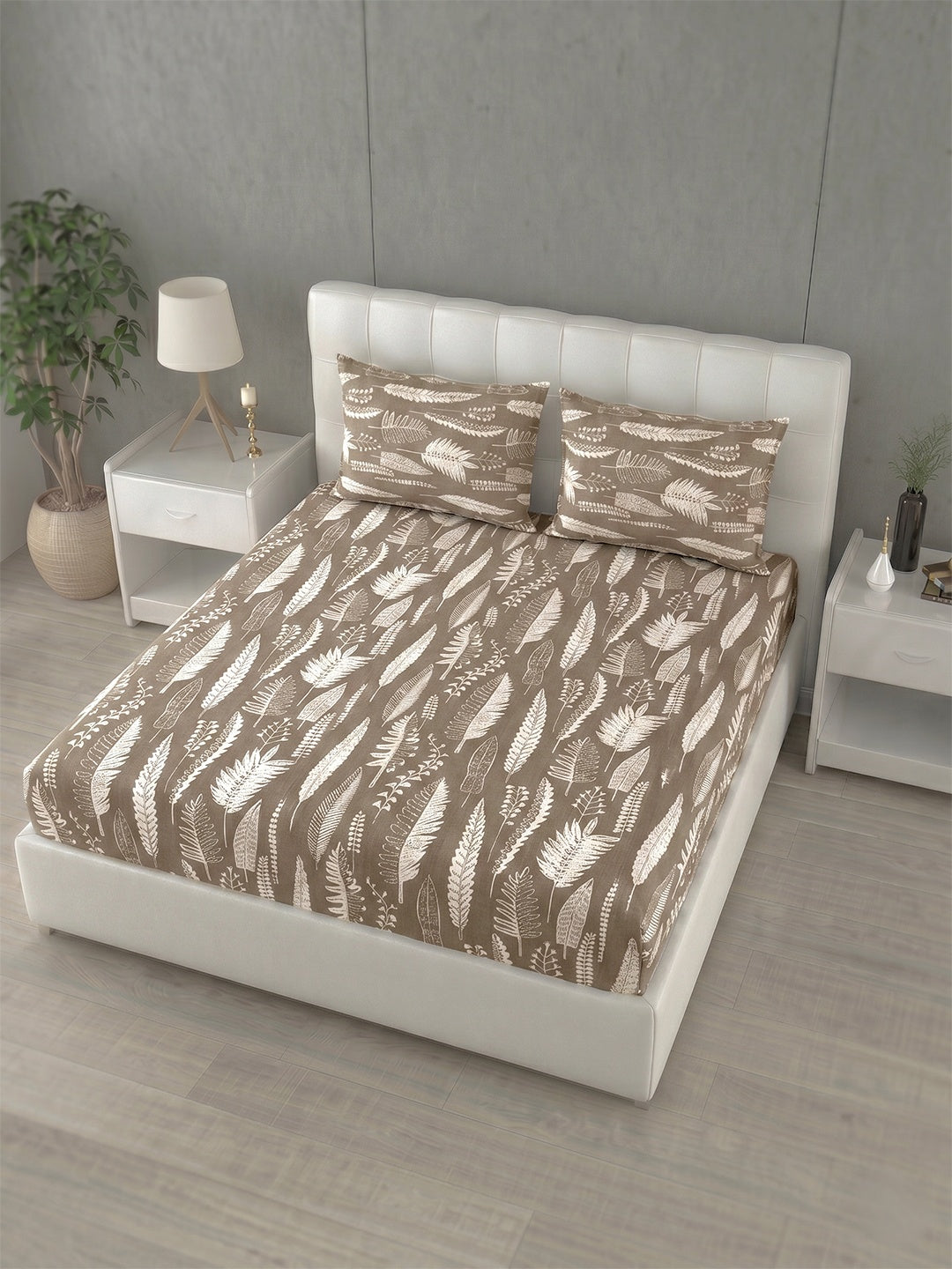 Honeybrush Collection Bedsheet with 2 Pillow Covers (A)