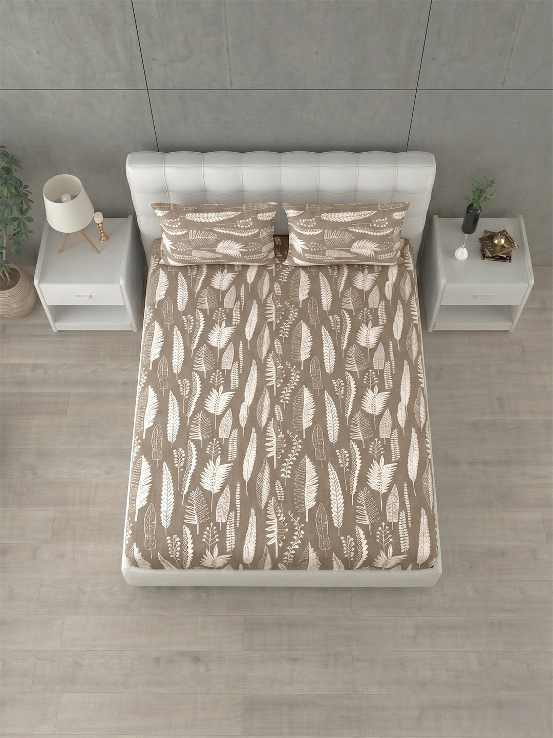 Honeybrush Collection Bedsheet with 2 Pillow Covers (A)