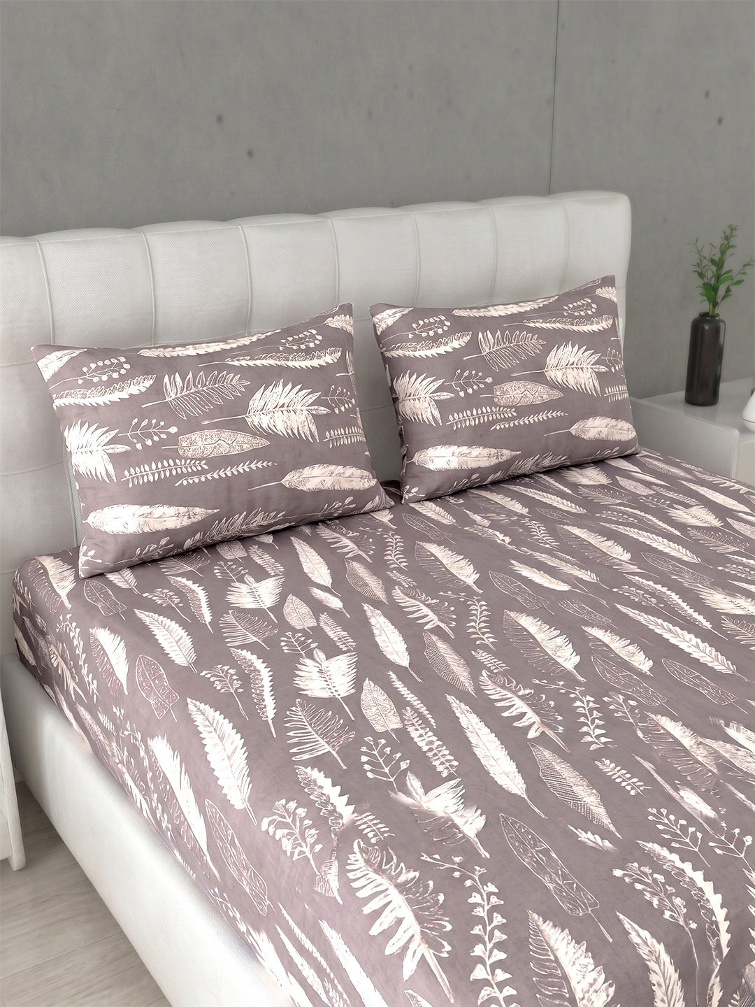Honeybrush Collection Bedsheet with 2 Pillow Covers (B)